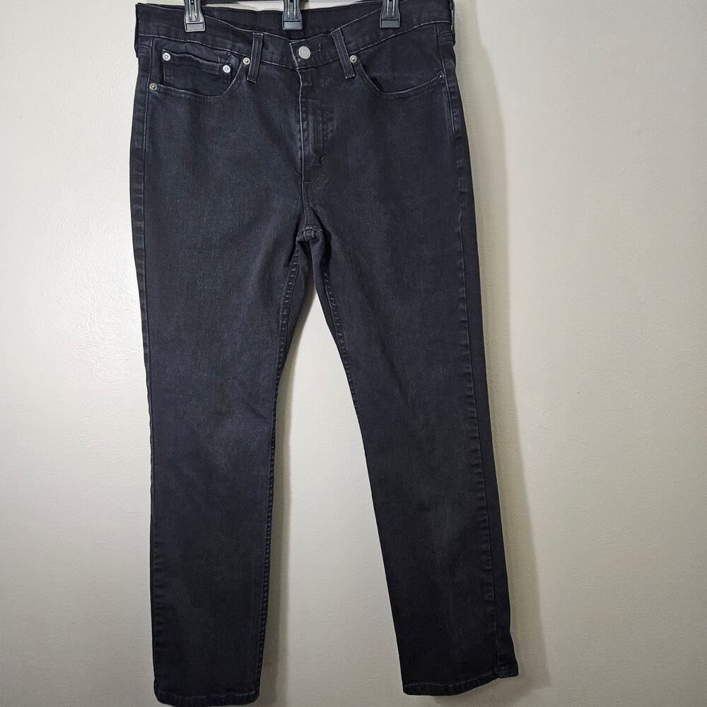 Levi's 514 Straight Fit Black Jeans Men's 34x32 Y2K Grunge Indie Sleaze Normcore